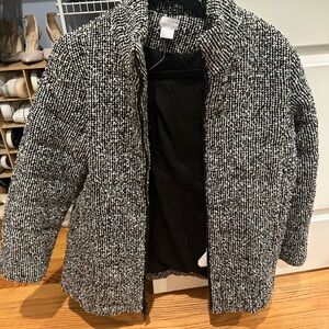 Chico's Monochrome Knit Jacket